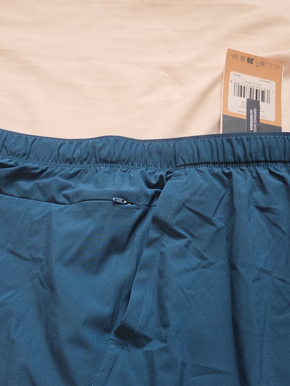 NWT The North Face Durable Water Repellent Men’s Blue Active Shorts Sz L - Picture 5 of 11